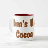 Gepersonaliseerde mokken voor warme cacao voor moe (Voorkant links)