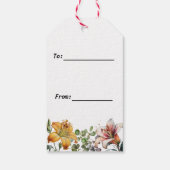Gepersonaliseerde MOM Moederdag bloem Foto Cadeaulabel (Achterkant)