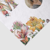 Gepersonaliseerde MOM Moederdag bloem Foto Tissuepapier (Detail)