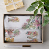 Gepersonaliseerde MOM Moederdag bloem Foto Tissuepapier (Geschenk)