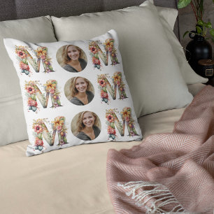 Gepersonaliseerde MOM Moederdag Foto Kussen
