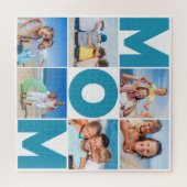Gepersonaliseerde Mom Photo Collage 6 Afbeelding C Legpuzzel (Horizontaal)