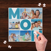 Gepersonaliseerde Mom Photo Collage 6 Afbeelding C Legpuzzel