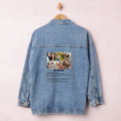 Gepersonaliseerde Mommy Definition 6 Fotocollage Denim Jacket (Hangar)
