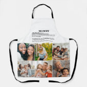 Gepersonaliseerde Mommy Definition 6 Fotocollage Schort (Voorkant)