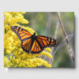 Gepersonaliseerde Monarch Butterfly bruiloft gaste Gastenboek