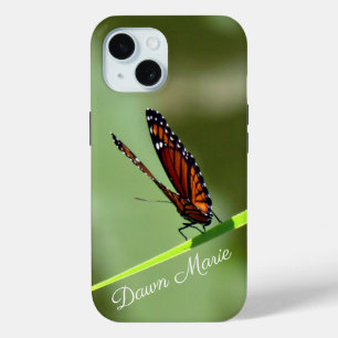Gepersonaliseerde Monarch Vlinder - Telefoonhoes iPhone 15 Case