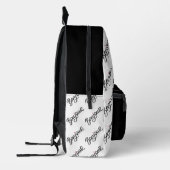 Gepersonaliseerde Monochrome "Bonjour" Rugzak (Links)