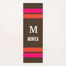 Gepersonaliseerde monografieën Brown & Orange Pink