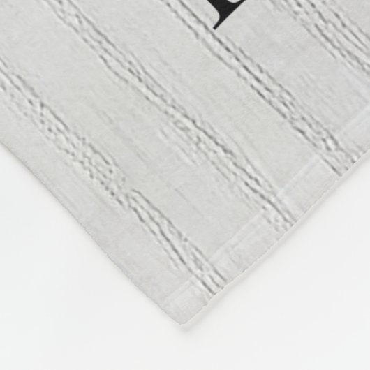 Gepersonaliseerde Monogram 6 Fotocollage Fleece Deken (Hoek)