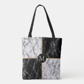 Gepersonaliseerde Monogram Aangepaste Uw Letter Ca Tote Bag (Achterkant)