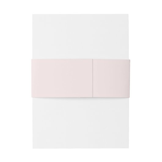 Gepersonaliseerde Monogram Blush Roze Grijs Bruilo Uitnodigingen Wikkel (Achterkant Voorbeeld)