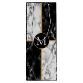 Gepersonaliseerde Monogram Brief Wijn Gift Bag Mar Cadeautas (Achterkant)