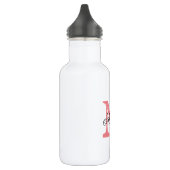 Gepersonaliseerde monogram bruiloft waterflessen waterfles (Links)