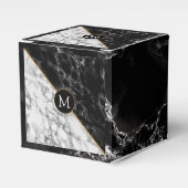 Gepersonaliseerde Monogram Cadeaudoos met uw brief Bedankdoosjes (Voorkant Zijde)