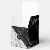 Gepersonaliseerde Monogram Cadeaudoos met uw brief Bedankdoosjes (Geopend)