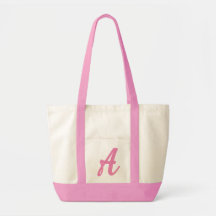 Gepersonaliseerde Monogram Canvas tas, Aangepaste 