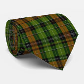 Gepersonaliseerde Monogram Clan Cockburn Tartan Stropdas (Opgerold)