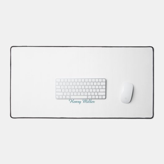 Gepersonaliseerde Monogram Desk Mat – Elegant Cust (Keyboard & Muis)