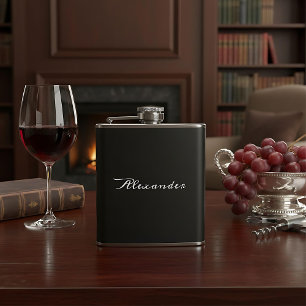 Gepersonaliseerde monogram drink kolf cadeau voor  heupfles