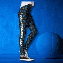 Gepersonaliseerde Monogram Elegant Patroon Legging