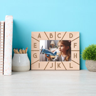 Gepersonaliseerde Monogram Elegante Moderne Geomet Gegraveerde Lijstjes