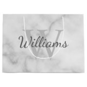 Gepersonaliseerde monogram en de Marmer van de Naa Groot Cadeauzakje (Voorkant)