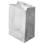 Gepersonaliseerde monogram en de Marmer van de Naa Medium Cadeauzakje (Achterkant Gekanteld)