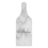 Gepersonaliseerde monogram en de Marmer van de Naa Snijplank (Voorkant)