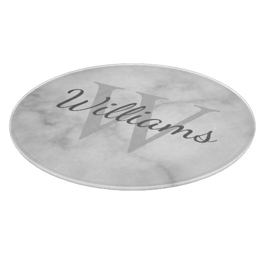 Gepersonaliseerde monogram en de Marmer van de Naa Snijplank (Hoek)