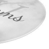 Gepersonaliseerde monogram en de Marmer van de Naa Snijplank (Hoek)