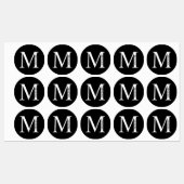 Gepersonaliseerde monogram- en naamlabels labels (Vel)