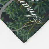 Gepersonaliseerde Monogram Foto Pas getrouwd Keeps Fleece Deken (Hoek)