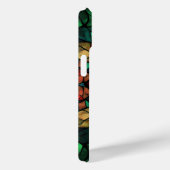 Gepersonaliseerde Monogram Glas in lood Kerst Case-Mate iPhone Case (Achterkant / Rechts)