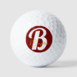 Gepersonaliseerde Monogram Golf Ball Golfballen