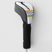 Gepersonaliseerde Monogram Golf Swing Golf HE Golfheadcover (Schuin)