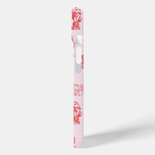 Gepersonaliseerde Monogram Griekse Oude Standbeeld Case-Mate iPhone Case (Achterkant / Links)