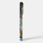 Gepersonaliseerde monogram groen blauw bordeauxroo Case-Mate iPhone case (Achterkant / Rechts)