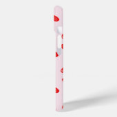 Gepersonaliseerde Monogram Hart Lolipop Valentijns Case-Mate iPhone Case (Achterkant / Links)