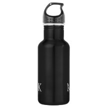 Gepersonaliseerde Monogram Initialen Modern White 