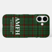 Gepersonaliseerde Monogram iPhone Case Golf liefhe (Achterkant (horizontaal))