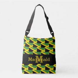 Gepersonaliseerde Monogram JAMAICA VLAG Crossbody Tas