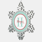 Gepersonaliseerde monogram keepomwille Ornament (Rechts)