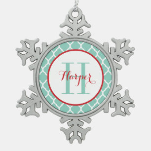 Gepersonaliseerde monogram keepomwille Ornament