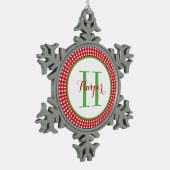 Gepersonaliseerde monogram keepomwille Ornament (Links)