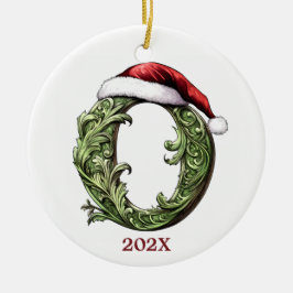 Gepersonaliseerde Monogram Kerst Ornament