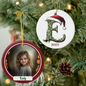 Gepersonaliseerde Monogram Kerst Ornament
