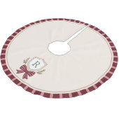 Gepersonaliseerde Monogram Kerstboomrok Kerstboom Rok (Gekanteld)