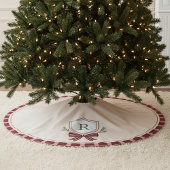 Gepersonaliseerde Monogram Kerstboomrok Kerstboom Rok