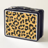 Gepersonaliseerde Monogram Leopard Print (Achterkant)